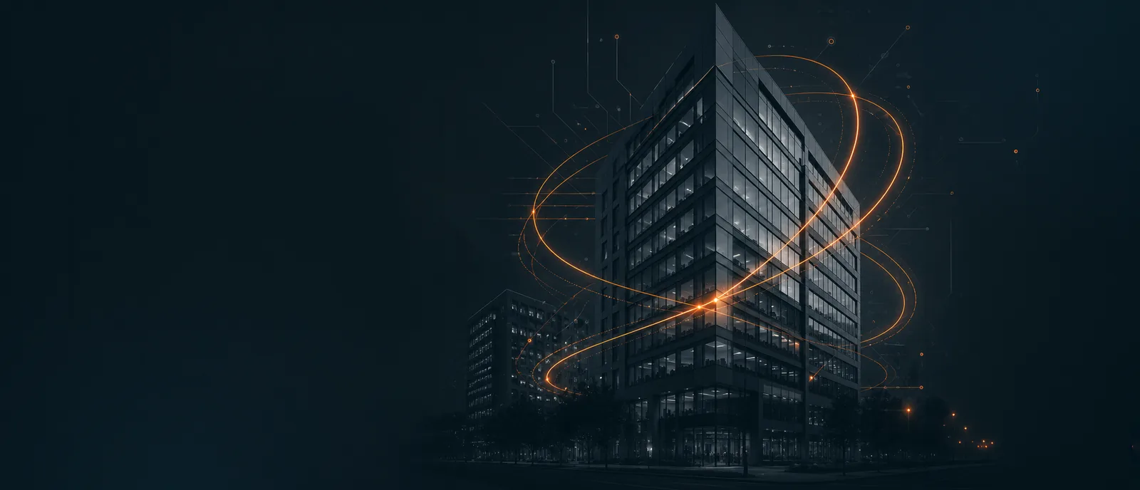 Secure business building
